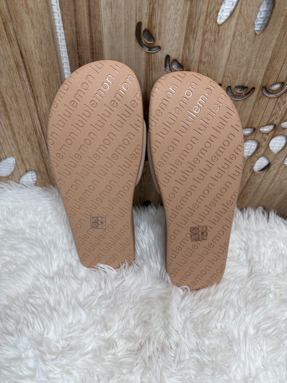 lululemon athletica Nude/Tan Slide Sandals - Picture 3 of 6